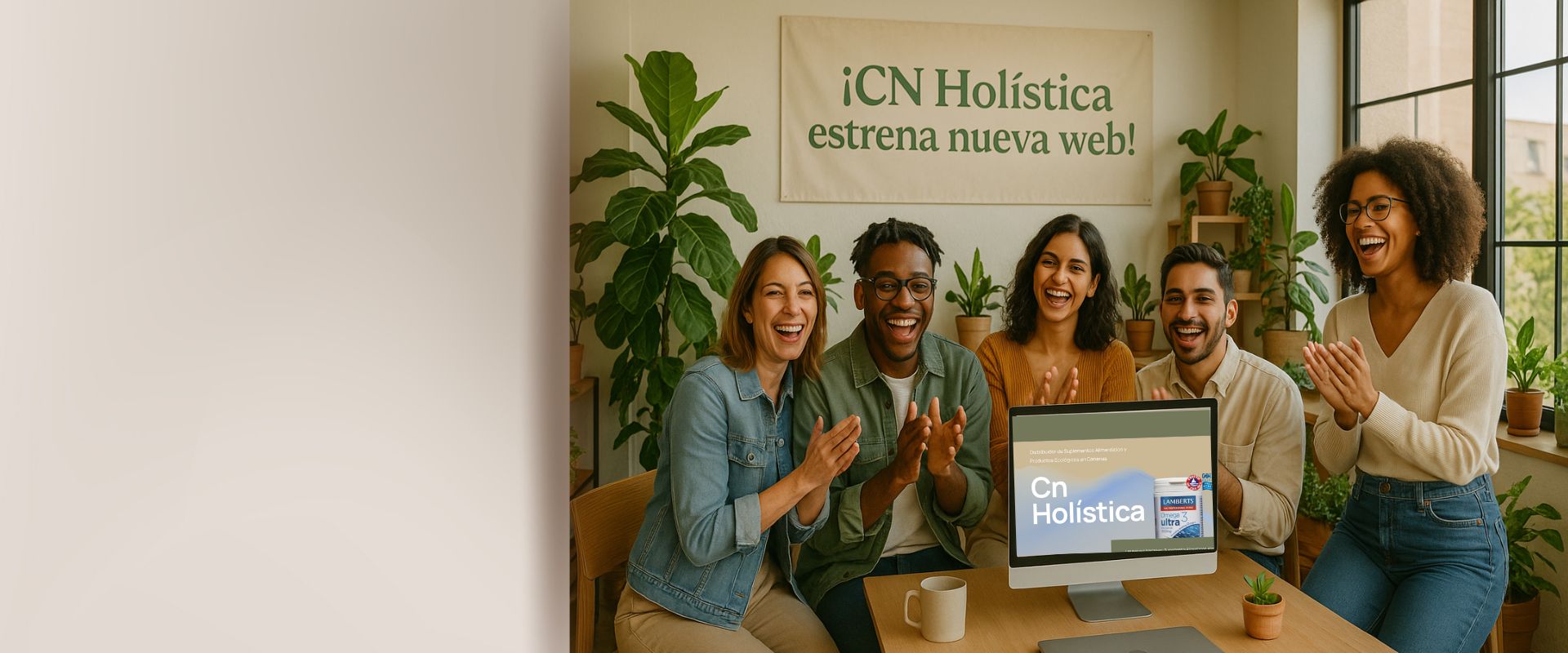 Bienvenidos a cn holistica Bienvenidos a nuestra nueva tienda