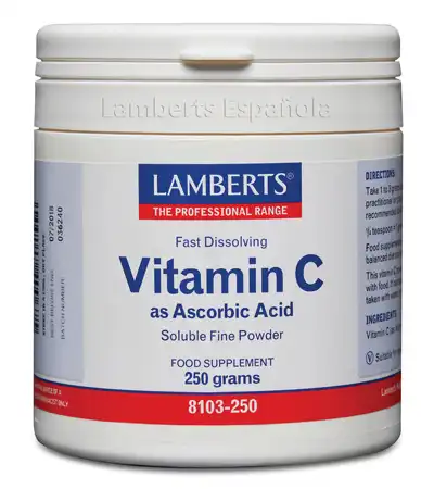 Vitamina C 250Gr. en forma de Acido Ascorbico