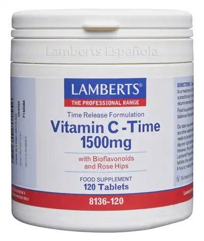 Vitamina C 1500 mg. Liberación Sostenida