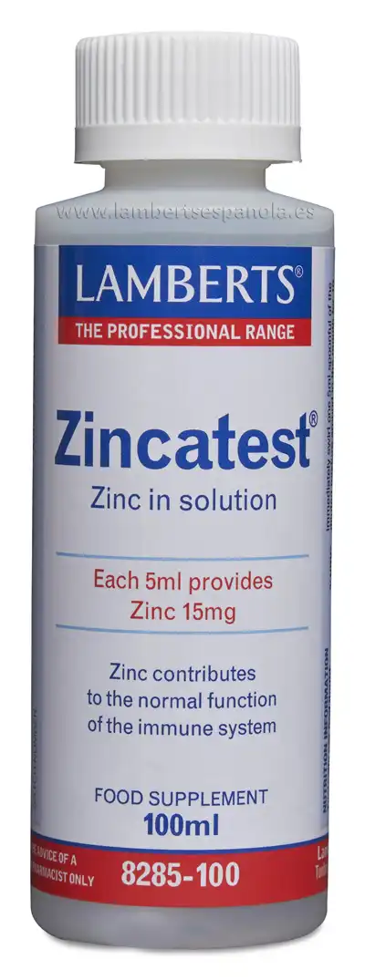 Zincatest®. Sulfato de Zinc en solución