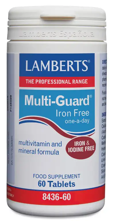 MultiGuard Iron Free, sin Hierro ni Yodo