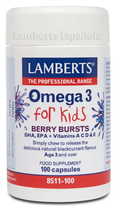 Omega 3 Kids, con sabor a frutos del bosque