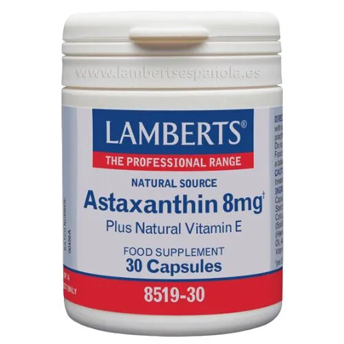 Astaxantina 8 mg con Vitamina E natural