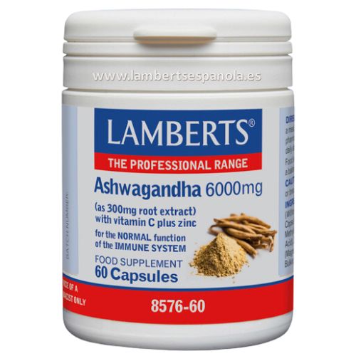 Ashwagandha (Withania somnífera) 6000 mg