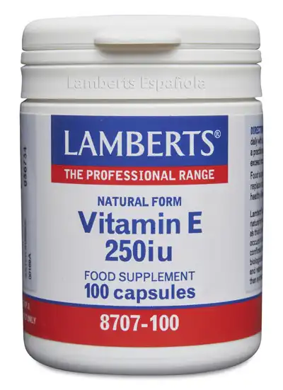 Vitamina E natural 250 UI  (168 mg)