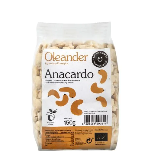 Anacardo Crudo 150Gr