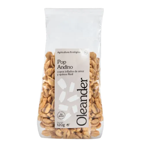 Copos inflados de Arroz y Quinoa Bio (Pop Andino) 120Gr