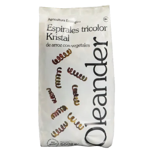 Espirales Tricolor de Arroz 500Gr