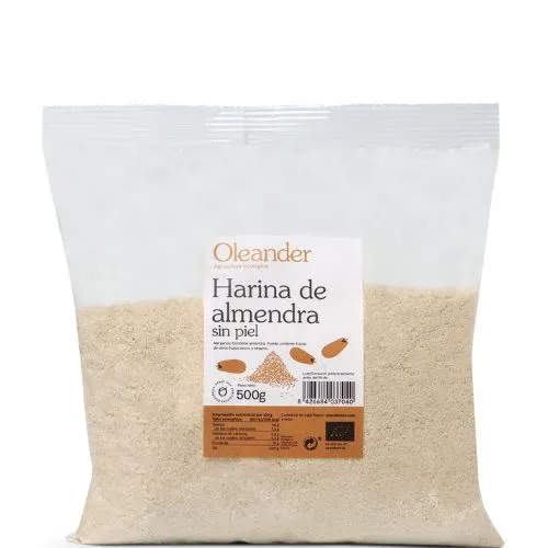 Harina de Almendra Cruda Repelada Bio 500Gr