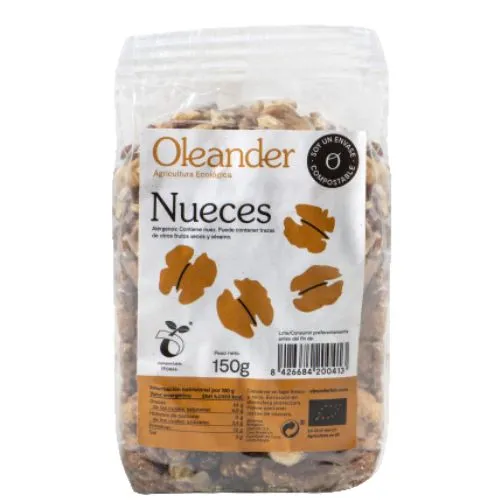 Nueces Medias 1ª Calidad Bio 150Gr