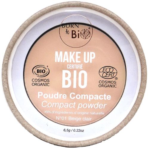 Polvo Compacto Orgánico, Cruelty-Free de Born to Bio