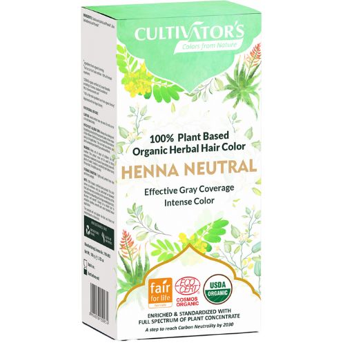 Henna Neutra - Platino Cultivator's 100 gr. Ecocert sin color