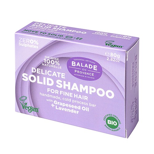 Champú Sólido Lavanda Cabello Fino 80Gr