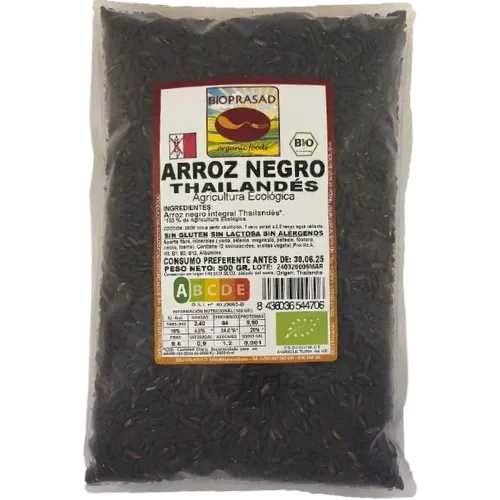 Arroz Negro Integral Tailandés Bio 500Gr - CAD 30/08/2026