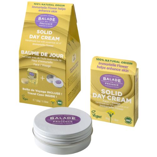 Pack Crema de Día Sólida 32gr + Lata de Aluminio