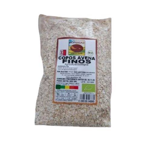 Copos de Avena Finos Bio 500Gr