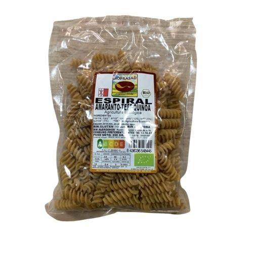 Espiral Amaranto,Teff,Quinoa Bio 250Gr