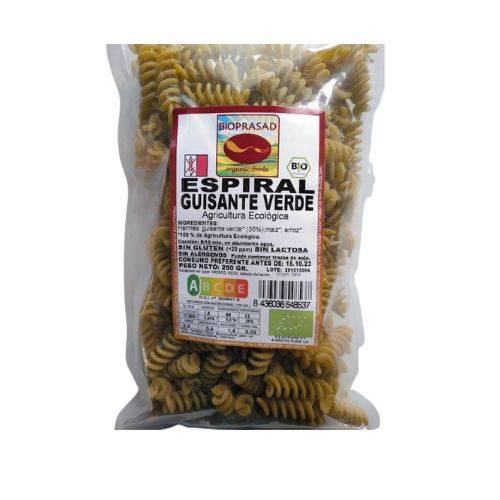 Espiral Guisante Verde Bio 250Gr