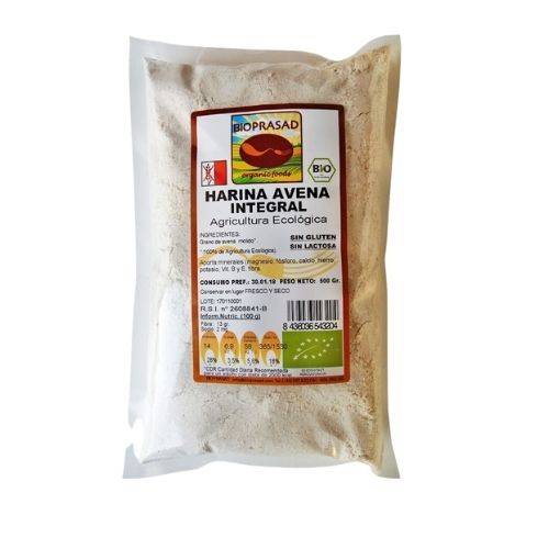 Harina de Avena Integral Bio 500Gr