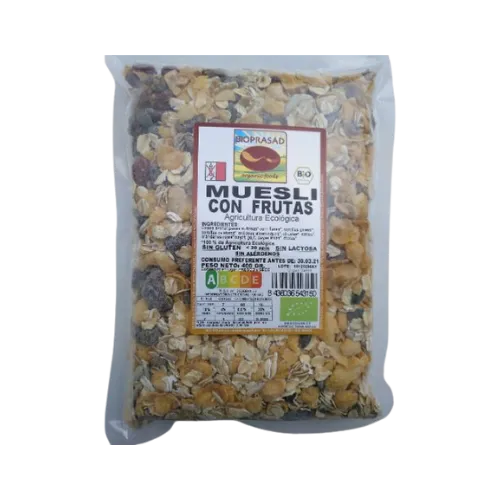 Muesli Avena con Frutas Bio 400Gr