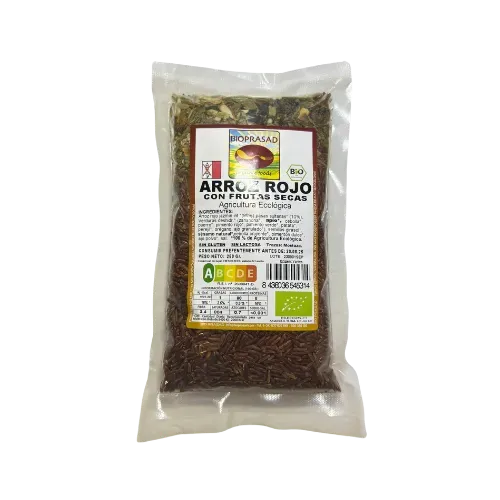 Arroz Rojo Mediterráneo con Frutas Secas 250Gr