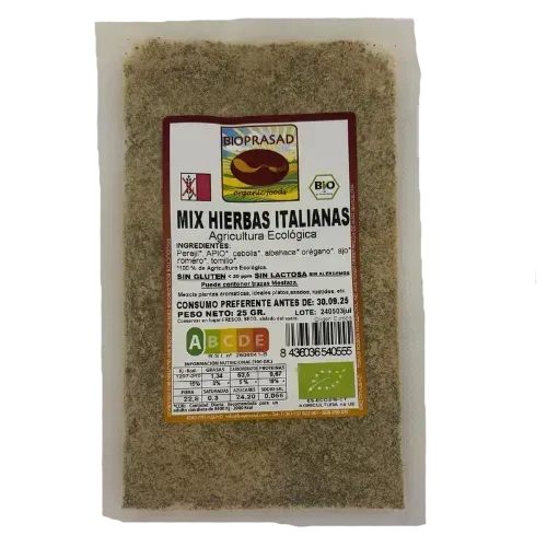 Mezcla Hierbas Italianas Bio 25 Gr