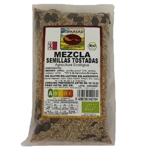 Mezcla de Semillas Tostadas 200Gr