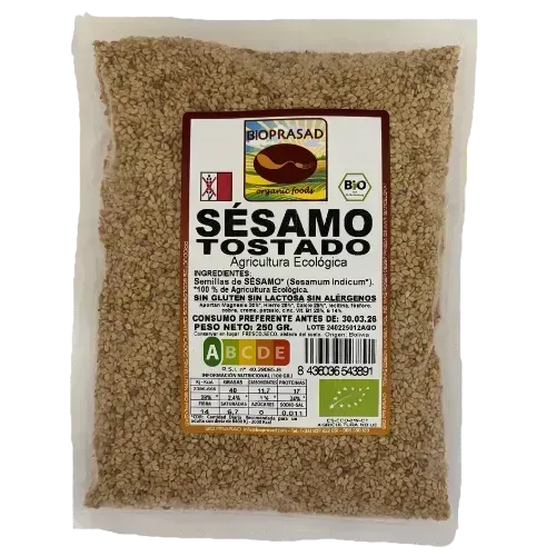 Semillas de Sésamo Tostado 250Gr