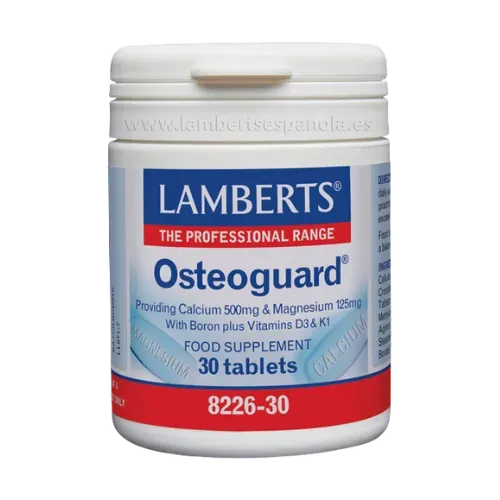 Osteoguard®. Calcio, Magnesio, Boro, Vitaminas D3 y K1 en cápsulas