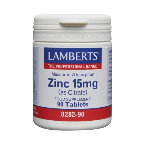 Zinc 15 Mg como citrato con mayor absorción en Cápsulas