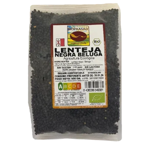 Lentejas Negras Beluga 500 Gr