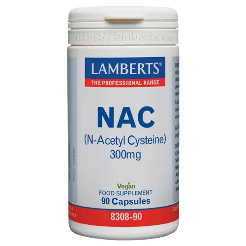 NAC (N-Acetil Cisteína) 300 mg  NUEVA FÓRMULA