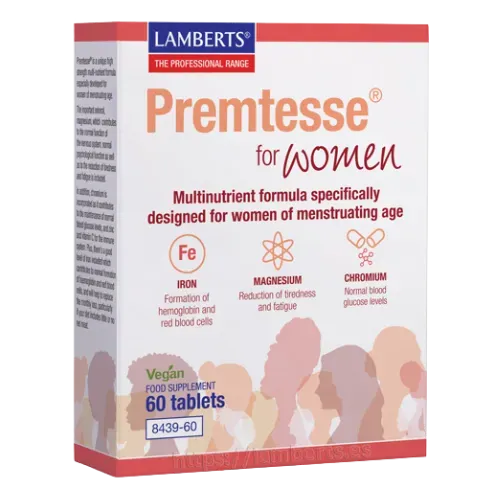 Premtesse el Multivitamínico para las mujeres en edad menstrual