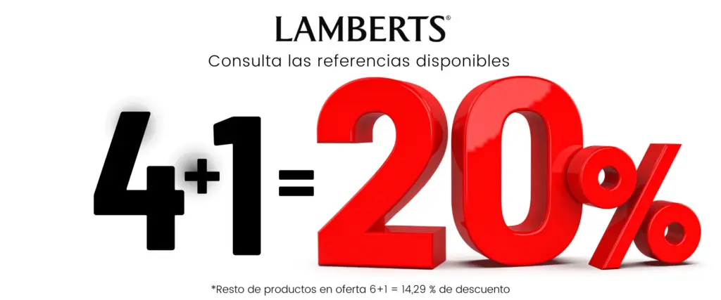 promociones lamberts 4+1. Cn holistica, distribuidor para Canarias