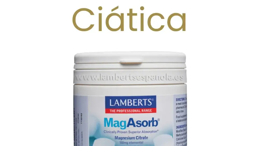 Protocolo de Lamberts para utilizar suplementos alimenticios en el tratamiento para la Ciática