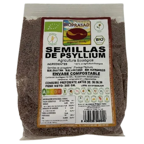 Semillas de Psyllium 200 gr - CAD 30/08/2026