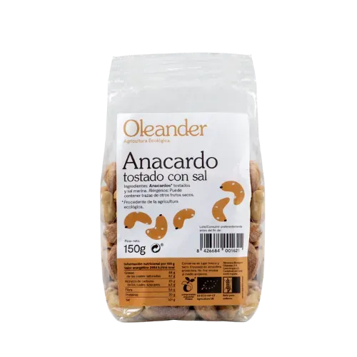 Anacardo Tostado con Sal 150Gr - CAD 30/08/2026