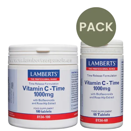 Pack Vitaminas C (60 + 180 tabletas)